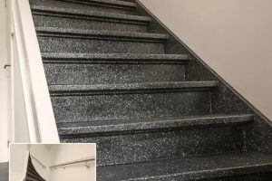 Houten gesloten trap Exclusief Zwart