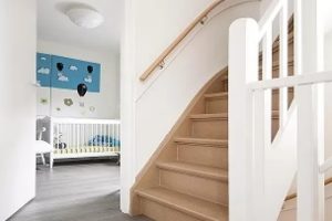 Flakestrap, Houtentrap gesloten, Aarde Rogge