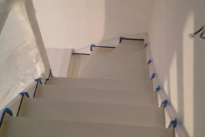 Flakestrap, Houten open trap, Lei Zink