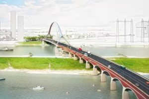 Flakestrap, Stalen trap met slijtlaag bauxiet voor infra-en wegenbouw